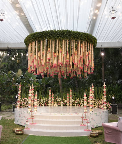 Mandap and Ceiling — Wedding decor — Alila Diwa Goa